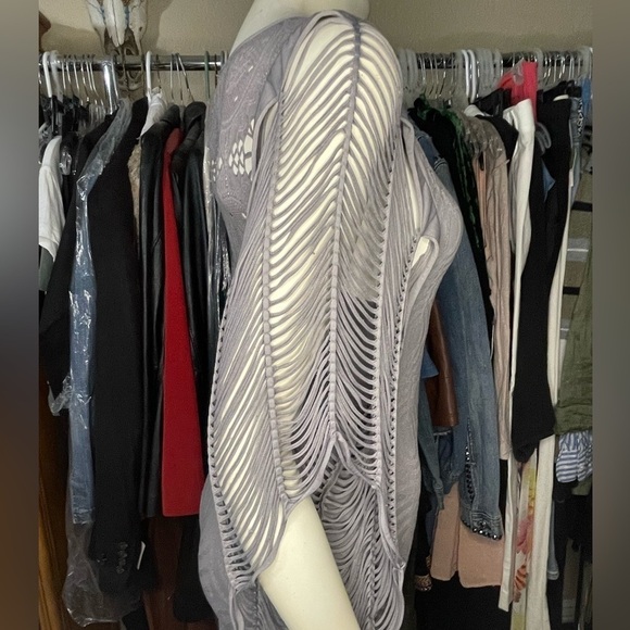 Dress Cage Sleeve Stretch Dress By Poof!  MUST SEE 💕 Unique Flattering Dress - Picture 6 of 12